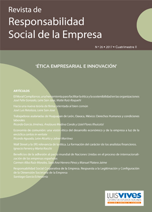 REVISTA DE RESPONSABILIDAD SOCIAL DE LA EMPRESA. Nº 26-2017 II CUATRIMESTRE